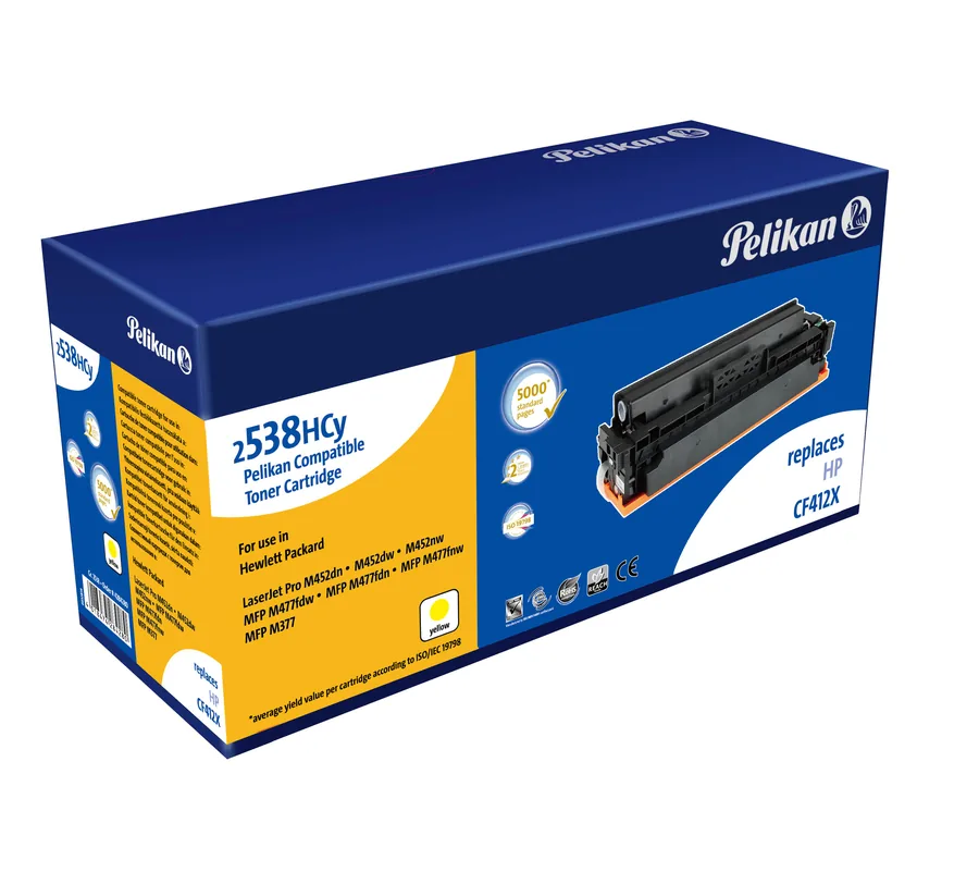 Pelikan Laser Toner - HP 410X Yellow (CF412X) Muadili ürün görseli